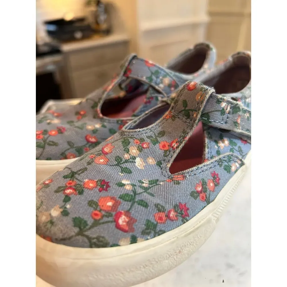 Keds Floral Mary Jane Sneakers - Kids Size 11M - Cute & Comfy!